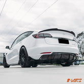 Gloss Black Aero DYNAMIC Rear Trunk Boot lip Spoiler BodyKit for Tesla Model 3 2019 - 2023 - Mars Performance
